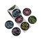1 1/2" Glow in the-Dark Neon Dinosaur Paper Sticker Roll 100 Pc